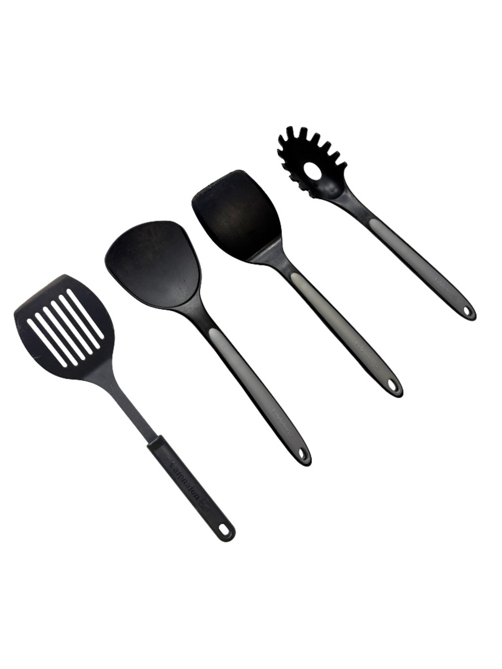 Calphalon Kitchen Utensils Set of 4 Slotted Spoon Turner Cooking Spoon Spatula